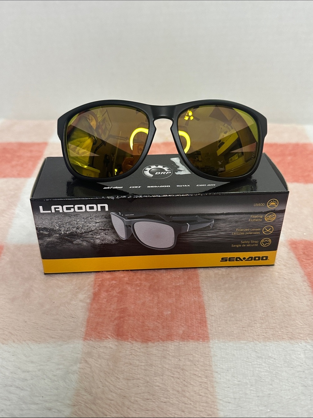 Sea-Doo Lagoon Sunglasses with Yellow Mirrored Lenses